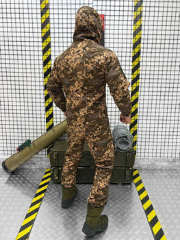 Тактичний теплий військовий комплект Mission ( Куртка + Фліска + Штани ), Камуфляж: Піксель, Розмір: S