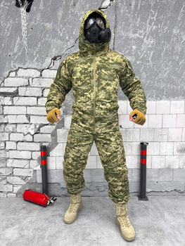 Тактический зимний военный комплект Squad ( Куртка + Штаны ), Камуфляж: Пиксель ВСУ, Размер: XXXL