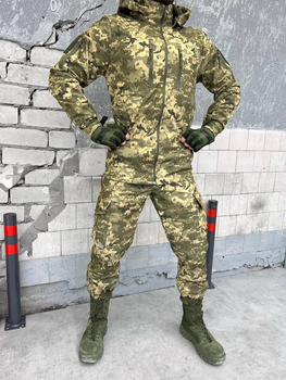 Тактичний теплий військовий комплект Squad ( Куртка + Штани ), Камуфляж: Піксель ЗСУ, Розмір: XXXL
