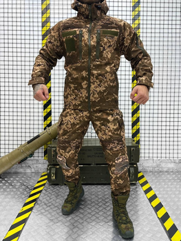 Тактичний теплий військовий комплект Mission ( Куртка + Штани ), Камуфляж: Піксель, Розмір: M