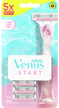 Змінні картриджі для гоління Gillette Venus Start 5 шт (7702018591176)