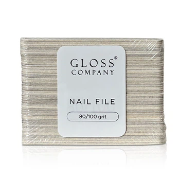 Набор одноразовых пилочек Gloss Company 80/100 грит 50шт
