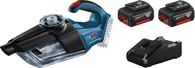 Набор Пылесос аккумуляторный универсальный Bosch Professional Heavy Duty GAS 18V-1 + Зарядное устройство GAL 18V-40 + 2 Аккумулятора GBA 18 В 4.0 Ah (06019C6200_1600A019S0)