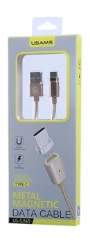 Kabel magnetyczny Usams USB - USB Type-C szybkie ładowanie 1.2 m złoty (6958444943985)