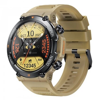 Смарт-часы Modfit Hunter Army Green 36 мм | 1,39" IPS, 400 мАч, 360 x 360 ,128MB, HeartRate, IP67 | Бежевий