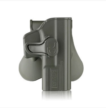 Кобура пластикова Amomax для пістолета Glock 19 Олива