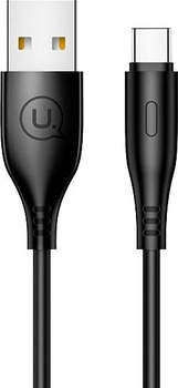 Kabel Usams U18 US-SJ267 USB - USB-C 1 m czarny (6958444962047)