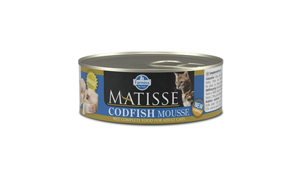 Вологий корм для кішок Farmina Matisse CAT Mousse Godfish тріска 85 г х 12 шт