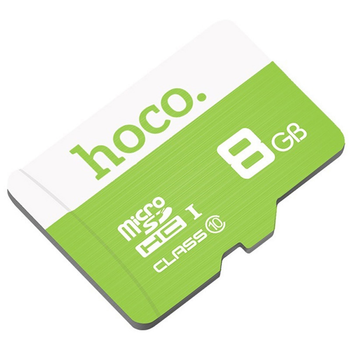 Карта Памяти Hoco MicroSDHC 8gb 10 Class Зелёная Высокая скорость