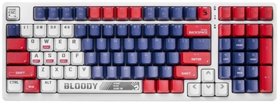 Klawiatura przewodowa A4Tech S98 Bloody BLMS Red Switches USB Sports Navy (A4TKLA47263)