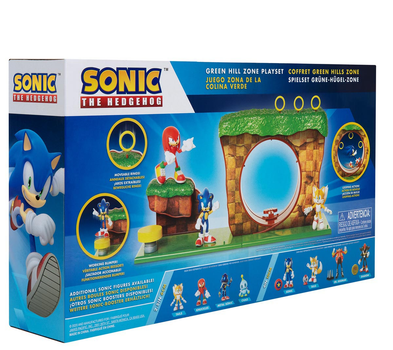 Zestaw gier Jakks Pacific Sonic The Hedgehog Green Hill Zone z figurką Sonic 1 szt (192995403932)