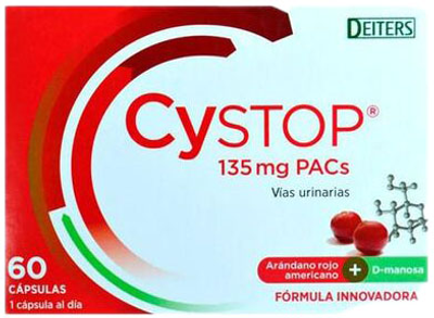 Пробіотики Deiters Cystop 60 капсул (8430022004823)
