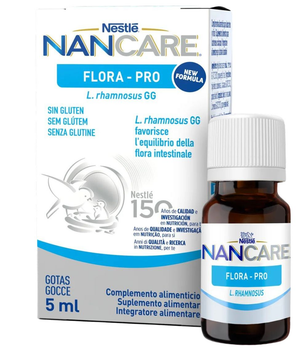 Probiotyki Nestle NanCare FloraPro Gotas 5 ml (8000300404883)