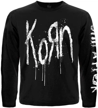 Футболка з довгим рукавом Rockway Korn "Still A Freak" (з друком на рукавах) Чорний, Розмір XL
