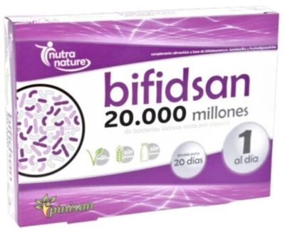 Пробіотик Pinisan Bifidsan 20000 Millones 20 капсул (8435001000995)
