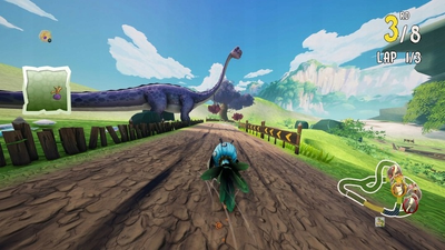 Gra na PS4 Ginantosaurus (gigantozaur): Dino Kart (płyta Blu-ray) (5060528039116)