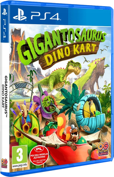 Гра PS4 Ginantosaurus (gigantozaur): dino kart (Blu-ray диск) (5060528039116)