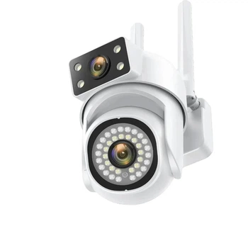 Миникамера IP OMG Q0520S 8Мп WiFi 2 объектива датчик движения ночная запись вращение звук