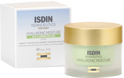 Крем для обличчя Isdin Isdinceutics Hyaluronic Acid Moisturising Cream 50 г (8429420223349)