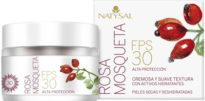 Krem do twarzy Natysal Crema Rosa Mosqueta Natural SPF30 50 ml (8436020323058)
