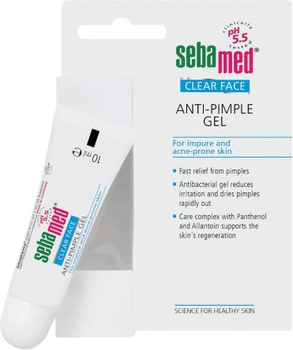 Засіб для точкового лікування акне на обличчі Sebamed Clear Face Anti Pimple Gel 10 мл (4103040157027)