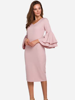 Sukienka ołówkowa damska Makover K002 M Różowa (5903068457357)