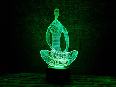Змінна картинка для нічника-світильника 3D "Медитація" 3DTOYSLAMP 000261669