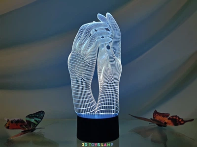Змінна картинка для нічника-світильника 3D "Манікюр" 3DTOYSLAMP 000261864
