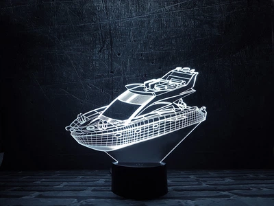 Змінна картинка для нічника-світильника 3D "Яхта" 3DTOYSLAMP 000261836