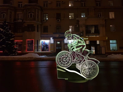 Змінна картинка для нічника-світильника 3D "Велосипед 3" 3DTOYSLAMP 000261765