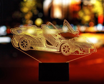 Змінна картинка для нічника-світильника 3D "Автомобіль 39" 3DTOYSLAMP 000261908