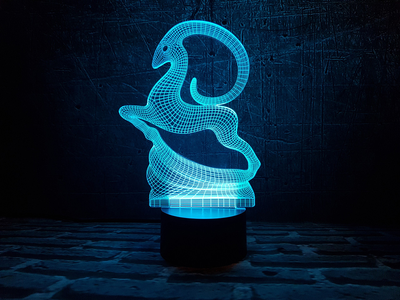 Змінна картинка для нічника-світильника 3D "Золота антилопа" 3DTOYSLAMP 000261709