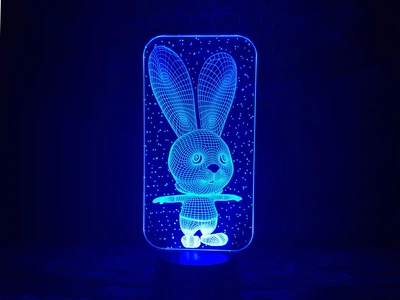 Змінна картинка для нічника-світильника 3D "Зайчик" 3DTOYSLAMP 000261711