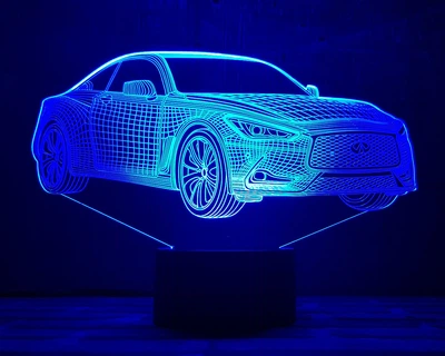 Змінна картинка для нічника-світильника 3D "Автомобіль 21" 3DTOYSLAMP 000261802