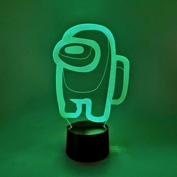 Змінна картинка для нічника-світильника 3D "Амонг Ас" 3DTOYSLAMP 000261912