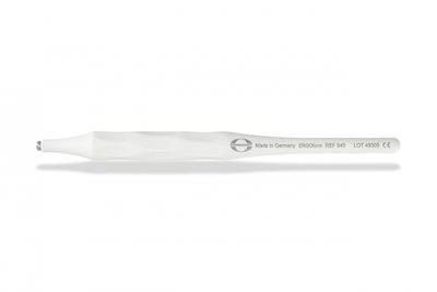 Ручка для зеркала HAHNENKRATT из ERGOform 134°C из стеклопластика,белая.