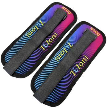 Утяжелители Tuloni Wave PxB 2шт x 250 = 500 г