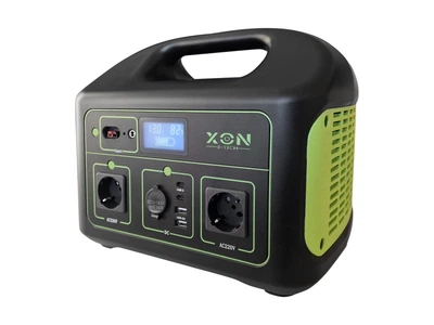 Зарядная станция XON 1000Вт*ч 1000Вт LiFePO4 PowerStation Black/Green (PSXE100102G 5446)