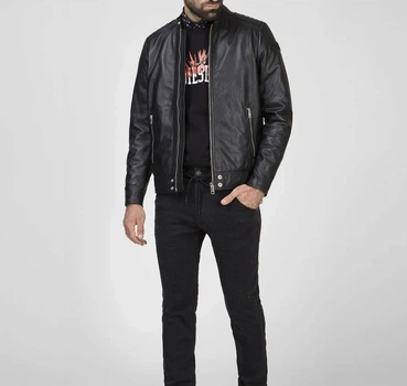 Шкіряна куртка Diesel L-Shiro WH Jacket M Black