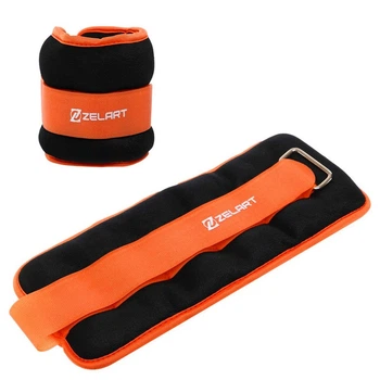 Утяжелители для рук и ног Zelart Sport Fit FI-2502-3 2 шт по 1.5 кг Black-Orange