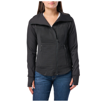 Куртка 5.11 Tactical Women's Crystal Hybrid Full Zip Jacket Black L (62129-019)