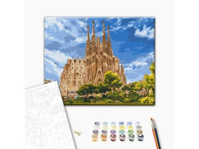 Картина за номерами Собор Святого Сімейства, Brushme (40х50 см), BS51646