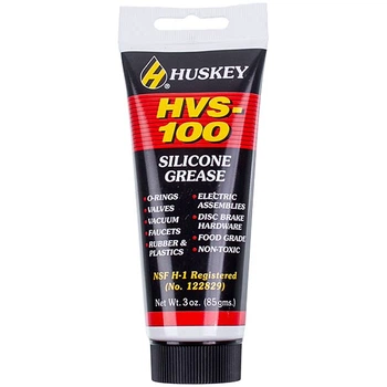 Змазка силіконова водостійка HUSKEY HVS-100 Silicone Grease 85 г для гідравлічних елементів 1.1.3.02