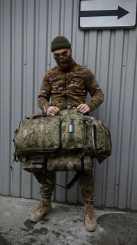 Тактический рюкзак 'FIELD' зеленый камуфляж 160 л.
