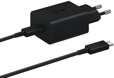 Мережевий зарядний пристрій Samsung Super Fast Charge PD 45 W Black (EP-T4510XBEGEU)