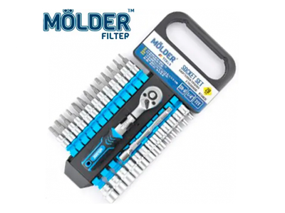 Набір інструменту 28 предметів 1/4" 6 граней Molder МТ64828