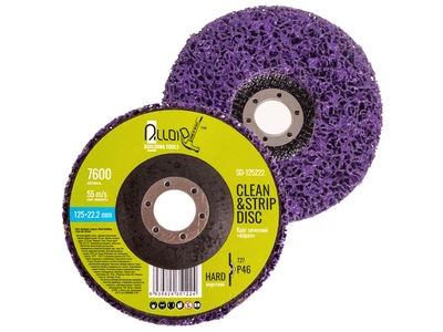 Круг зачистной коралл 125ммх22,2мм фиолетовый Alloid SD-125222