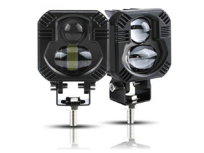 Додаткові світлодіодні фари LED Bi Квадратні P-66-40W 65*65*50мм 10-80V W/W 4 390