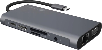 Stacja dokująca Icy Box USB Type-C z dwoma interfejsami wideo (IB-DK4040-CPD)