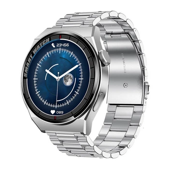 Смарт-часы мужские водонепроницаемые SmartX GT5 Max с функцией звонка и GPS, серебро